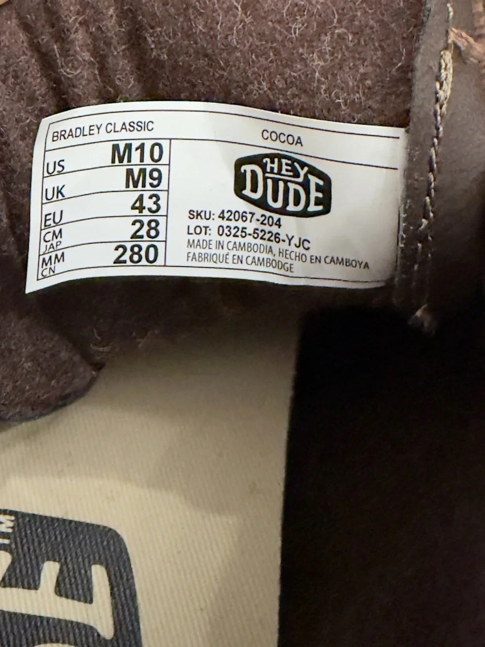 Hey Dude Bradley Classic Cocoa Chukka Boots Size US Men’s 10 (NWT)